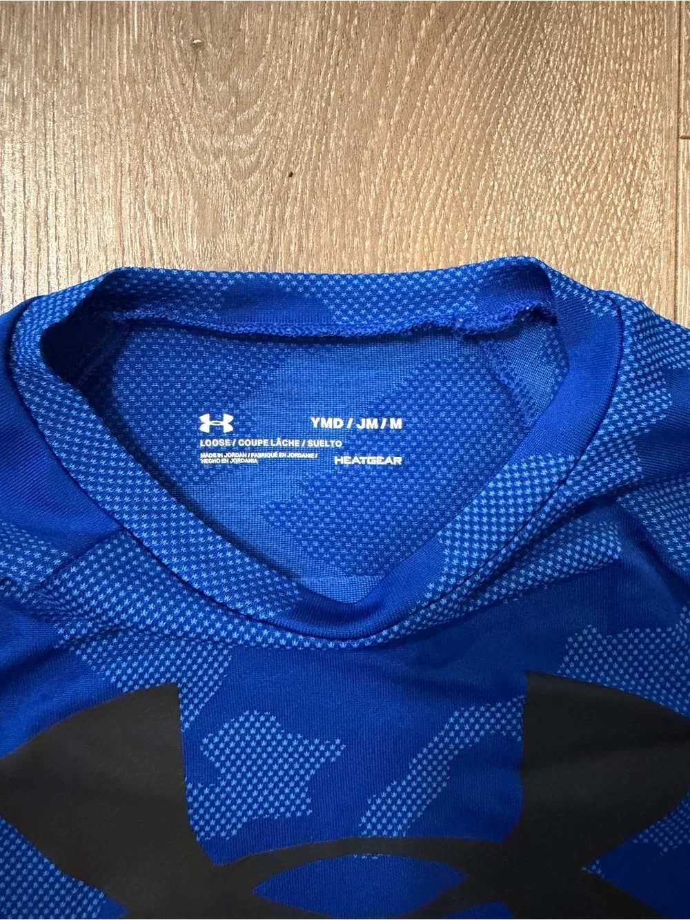 Under Armour Kids Short Sleeve Tees - Orange & Royal Blue Camo